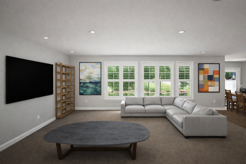 Architectural House Design - Interior - Family Room 1 for Traditional House Plan #1060-444 - 4 bed, 3.5 bath