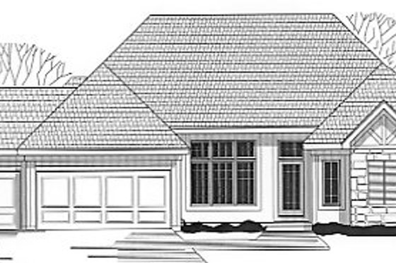 Exterior - Front Elevation for Traditional House Plan #67-362 - 4 bed, 3 bath