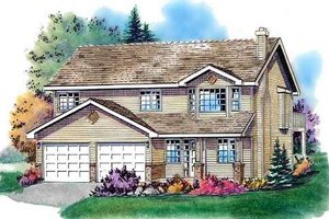 Traditional Exterior - Front Elevation Plan #18-274