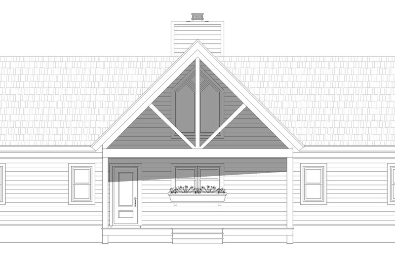 Home Plan - Exterior - Front Elevation 3 for Country House Plan #932-460 - 2 bed, 2.5 bath