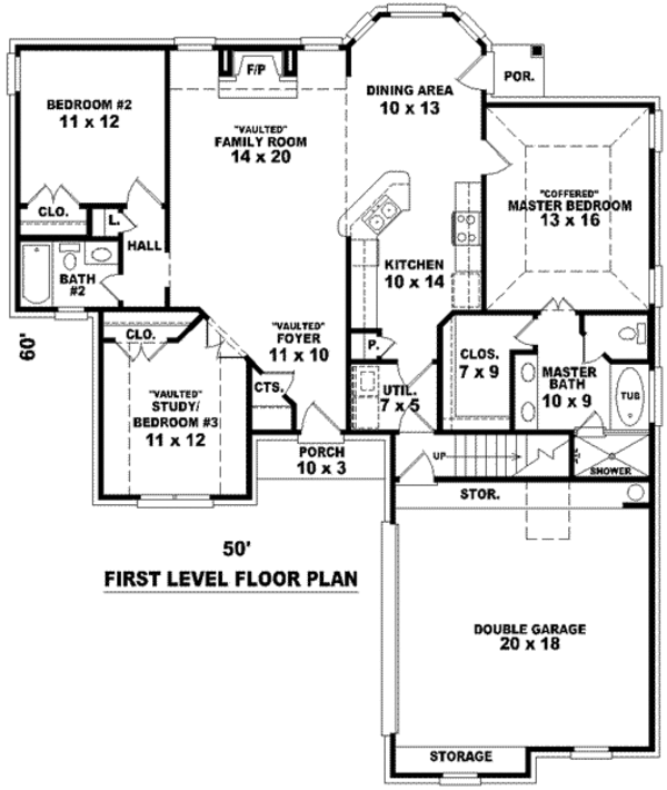 European Floor Plan - Main Floor Plan #81-783