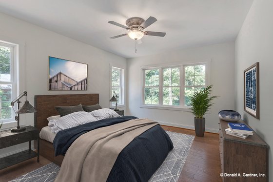 Interior - Bedroom for Cottage House Plan #929-1066 - 3 bed, 2.5 bath