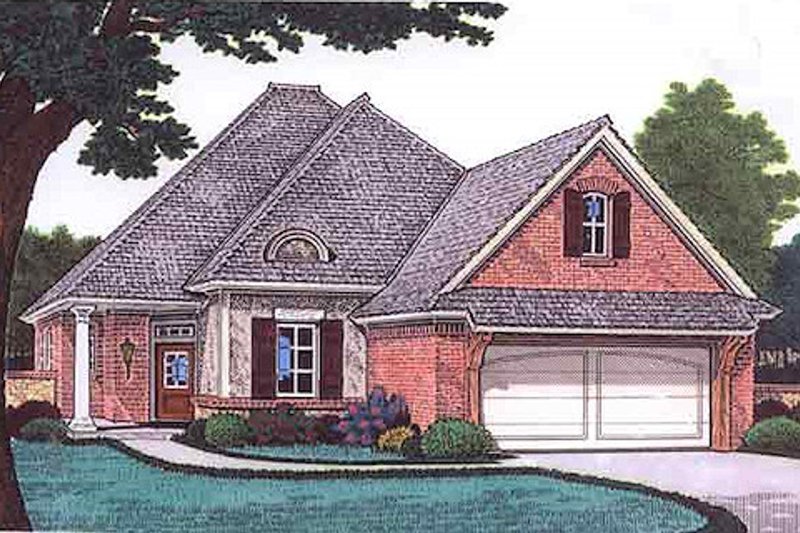 Home Plan - European Exterior - Front Elevation Plan #310-681