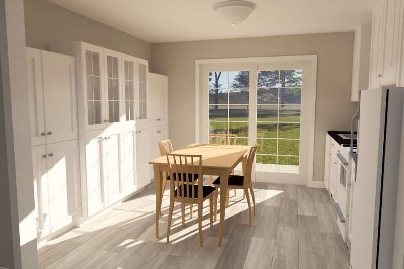 House Plan Design - Interior - Kitchen for Cottage House Plan #513-2394 - 2 bed, 1 bath