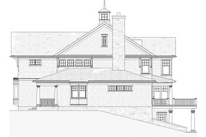 Exterior - Other Elevation 1 for Traditional House Plan #901-68 - 4 bed, 4.5 bath