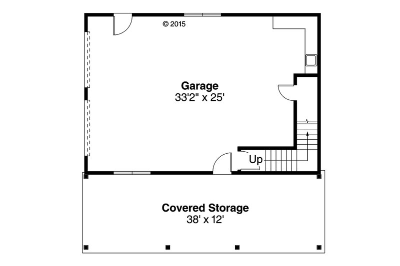 Architectural House Design - Floor Plan - Main Floor for Craftsman House Plan #124-961, 0 bath
