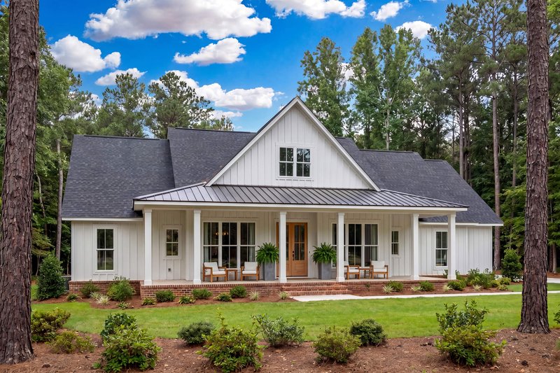 Dream House Plan - Exterior - Front Elevation 4 for Farmhouse House Plan #430-439 - 4 bed, 2.5 bath