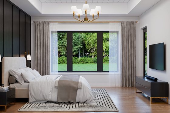 Interior - Master Bedroom 1 for Craftsman House Plan #1089-68 - 3 bed, 4.5 bath