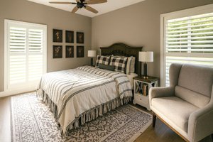 Interior - Bedroom for Barndominium House Plan #44-222 - 2 bed, 1 bath