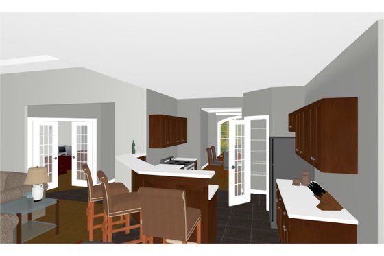 Interior - Kitchen for Farmhouse House Plan #126-187 - 4 bed, 2.5 bath