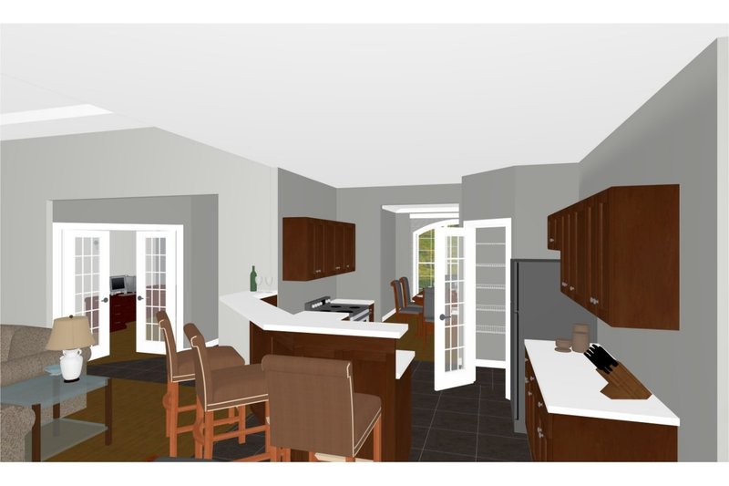 Dream House Plan - Interior - Kitchen for Farmhouse House Plan #126-187 - 4 bed, 2.5 bath