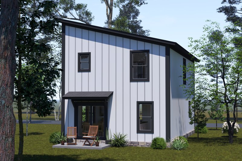 Dream House Plan - Exterior - Other Elevation 1 for Modern House Plan #513-2357 - 3 bed, 2.5 bath
