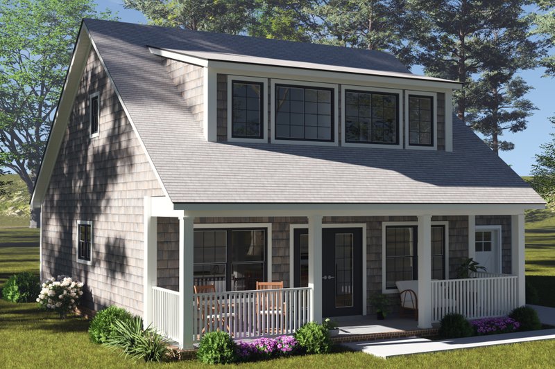 Architectural House Design - Exterior - Other Elevation 2 for Cottage House Plan #513-2397 - 3 bed, 2.5 bath