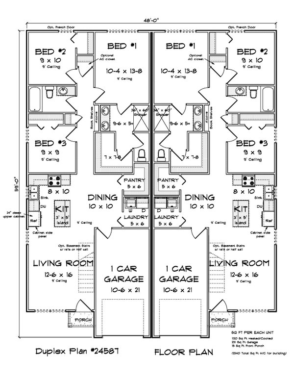 House Blueprint - Cottage Floor Plan - Main Floor Plan #513-2380
