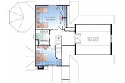European Style House Plan - 3 Beds 2 Baths 1697 Sq/Ft Plan #23-855 