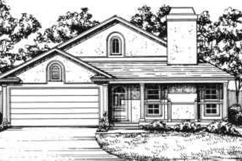 House Design - Exterior - Front Elevation Plan #30-133