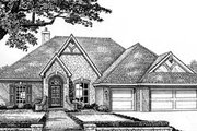 European Style House Plan - 3 Beds 3 Baths 2324 Sq/Ft Plan #310-527 