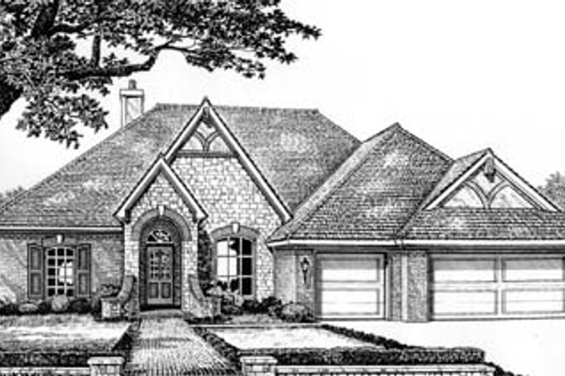 Dream House Plan - European Exterior - Front Elevation Plan #310-527