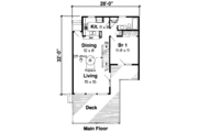 Modern Style House Plan - 3 Beds 2 Baths 1710 Sq/Ft Plan #312-571 