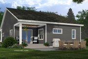 Bungalow Style House Plan - 3 Beds 2 Baths 1319 Sq/Ft Plan #51-1329 