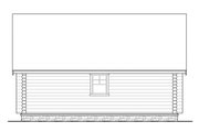 Log Style House Plan - 2 Beds 2 Baths 1216 Sq/Ft Plan #124-259 Exterior 