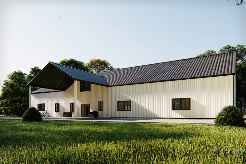 Home Plan - Exterior - Other Elevation 6 for Barndominium House Plan #1107-18 - 4 bed, 4.5 bath