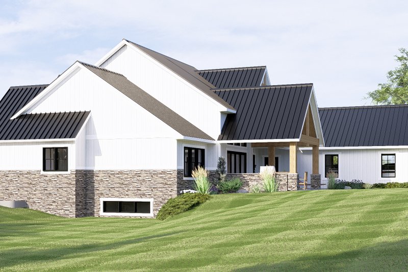 Architectural House Design - Exterior - Other Elevation 1 for Farmhouse House Plan #1064-101 - 3 bed, 2.5 bath