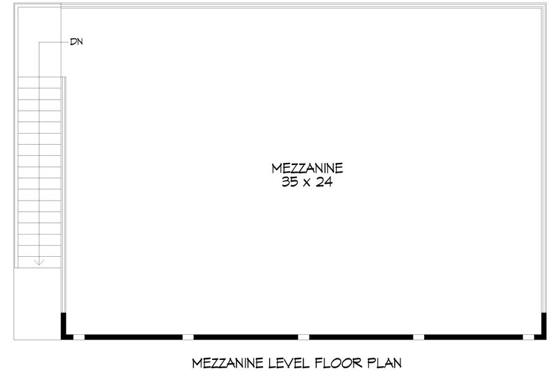 Dream House Plan - Floor Plan - Upper Floor for Contemporary House Plan #932-1097, 0 bath