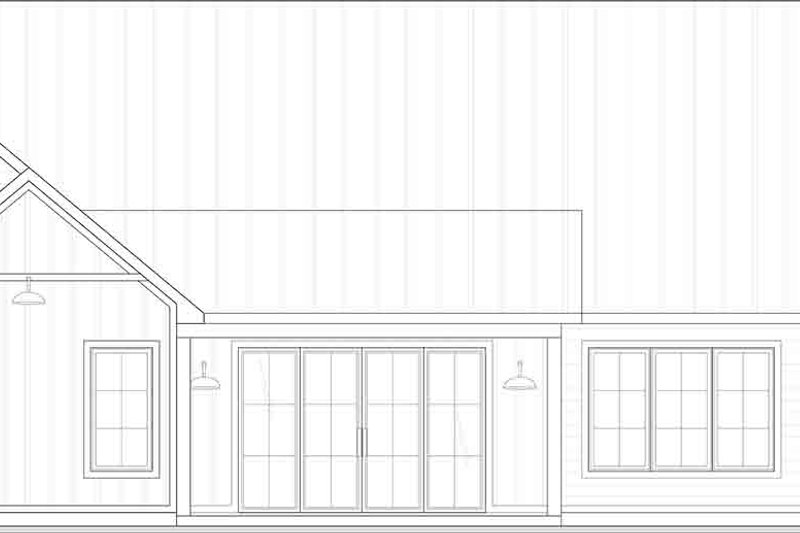 Architectural House Design - Exterior - Rear Elevation for Farmhouse House Plan #23-2883 - 3 bed, 2 bath