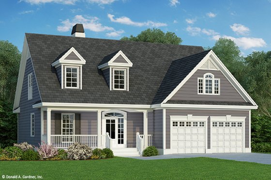 Exterior - Front Elevation 6 for Country House Plan #929-52 - 3 bed, 2.5 bath