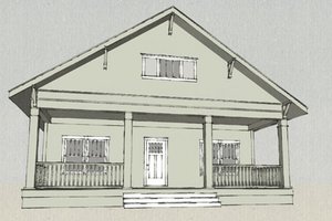 Exterior - Other Elevation 1 for Craftsman House Plan #461-8 - 3 bed, 2.5 bath