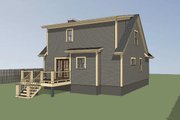 Cottage Style House Plan - 3 Beds 2.5 Baths 1289 Sq/Ft Plan #79-155 