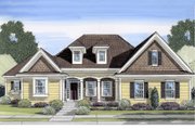 Traditional Style House Plan - 4 Beds 2.5 Baths 2591 Sq/Ft Plan #46-437 