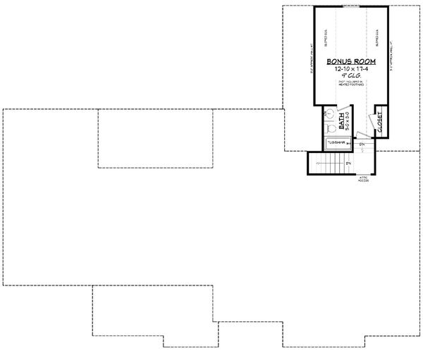 House Blueprint - Farmhouse Floor Plan - Other Floor Plan #430-233