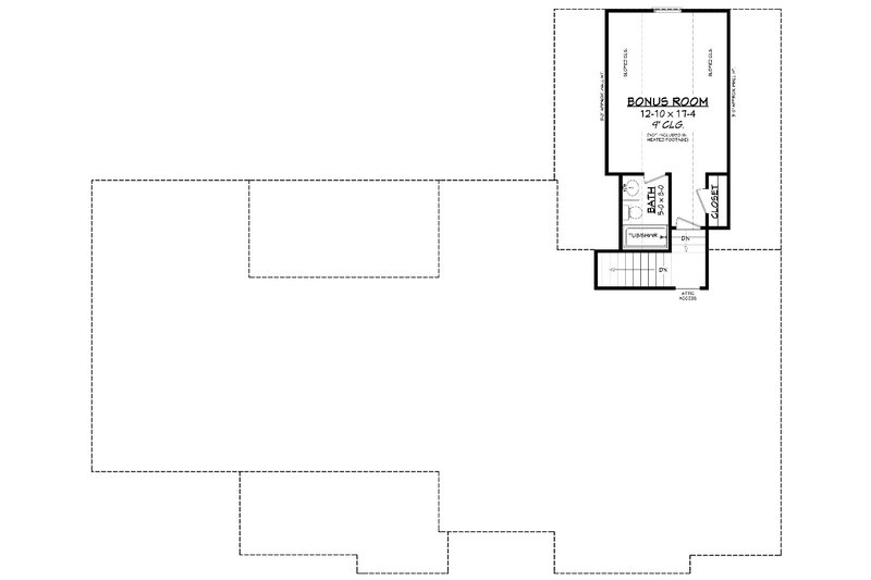 Dream House Plan - Floor Plan - Other Floor for Farmhouse House Plan #430-233 - 3 bed, 2.5 bath