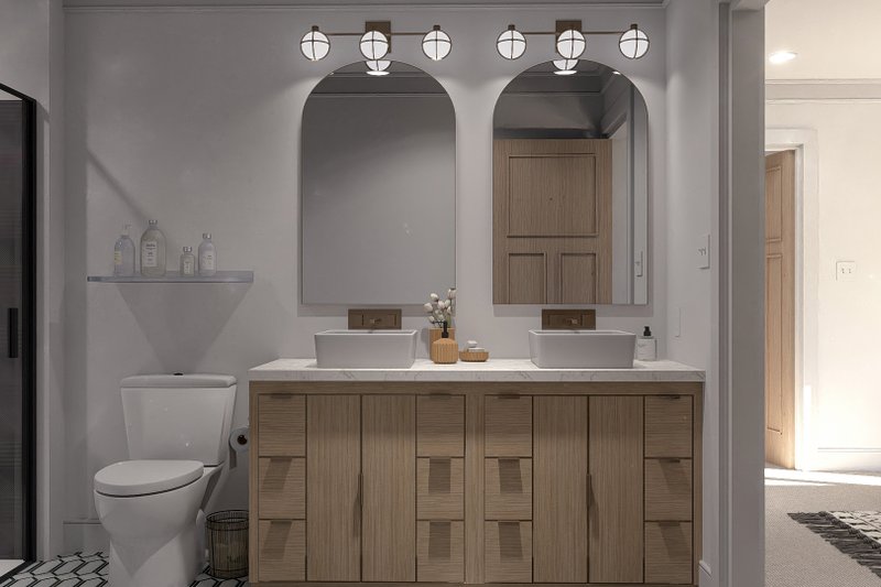 House Design - Interior - Master Bathroom for Farmhouse House Plan #455-402 - 3 bed, 2.5 bath