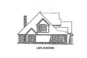 Exterior - Other Elevation 1 for Craftsman House Plan #17-2133 - 4 bed, 3 bath