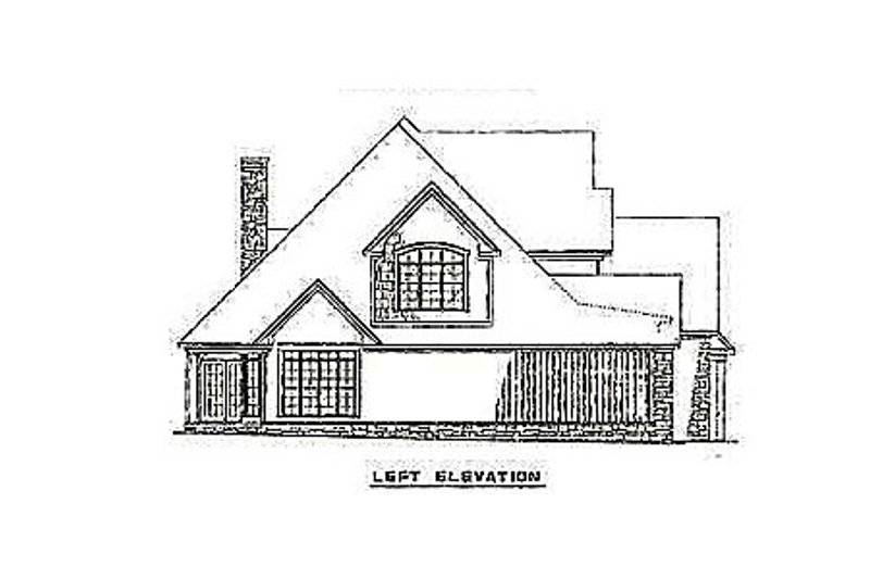 Dream House Plan - Exterior - Other Elevation 1 for Craftsman House Plan #17-2133 - 4 bed, 3 bath