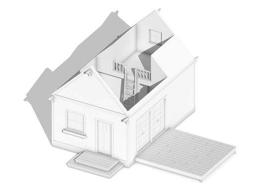 Photo 1 for Cabin House Plan #497-51 - 1 bed, 1 bath