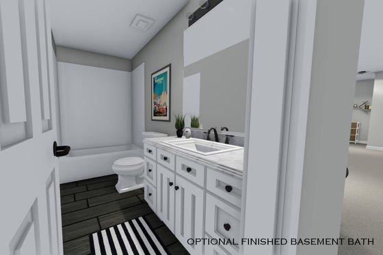 Optional Finished Basement Bath