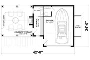 Farmhouse Style House Plan - 0 Beds 0.5 Baths 540 Sq/Ft Plan #23-2829 