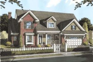 Traditional Exterior - Front Elevation Plan #20-1678