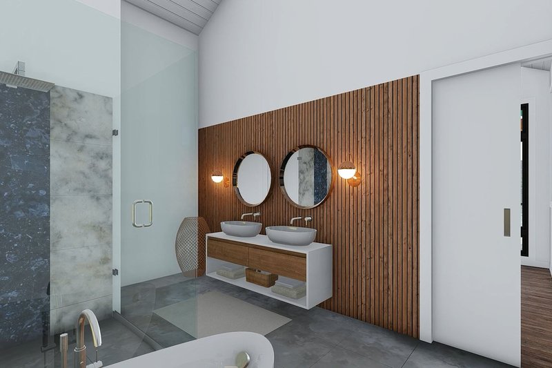 Architectural House Design - Interior - Bathroom for Contemporary House Plan #932-1358 - 4 bed, 3 bath