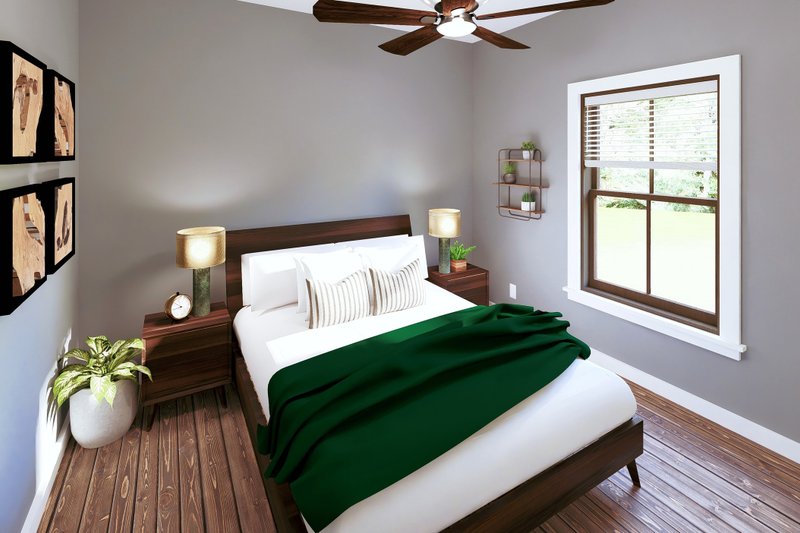House Plan Design - Interior - Bedroom 1 for Ranch House Plan #44-239 - 3 bed, 2 bath