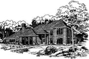 European Style House Plan - 3 Beds 2.5 Baths 2337 Sq/Ft Plan #312-488 