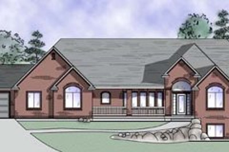 Dream House Plan - Traditional Exterior - Front Elevation Plan #5-164