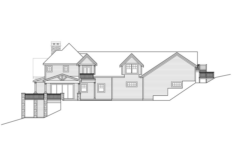 Architectural House Design - Exterior - Other Elevation for European House Plan #124-1200 - 4 bed, 5.5 bath