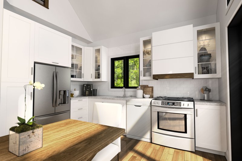 House Design - Interior - Kitchen for Modern House Plan #23-602 - 3 bed, 2 bath