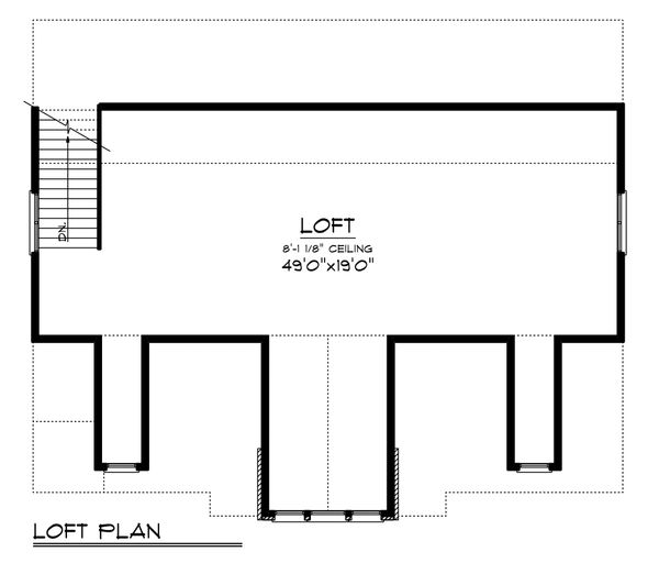 House Plan Design - European Floor Plan - Upper Floor Plan #70-1451