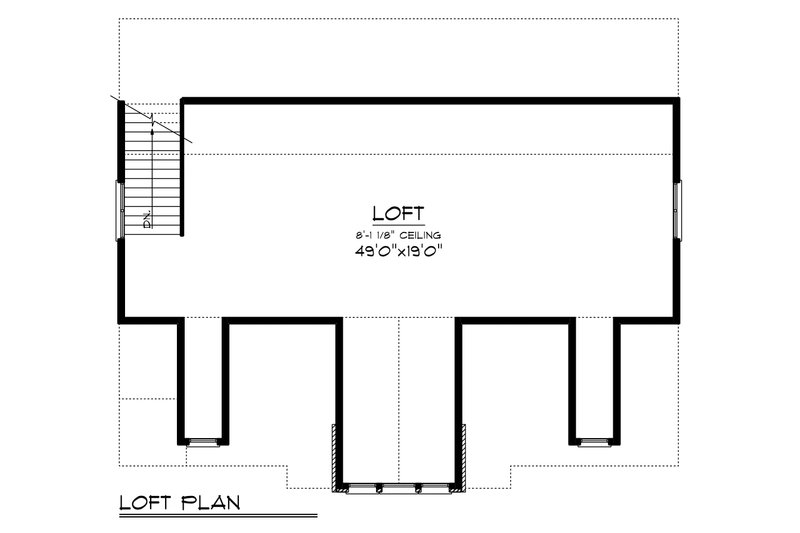 Dream House Plan - Floor Plan - Upper Floor for European House Plan #70-1451, 0 bath